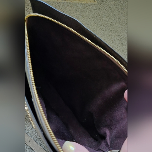 Coach Tatum Carryall Leather Women's Bag Taupe New - Picture 7 of 12